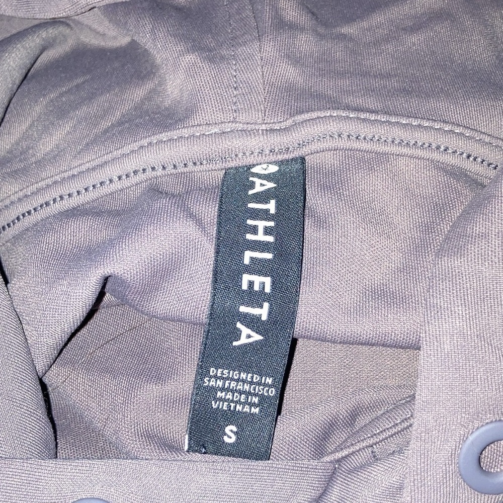 Athleta Mission Hoodie - Shale Gray Small - Picture 4 of 11